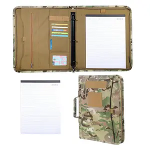 Nylon Tactical A4 Loose-Leaf Book Cover Military Supplies Outdoor Notebook Cover Diary Waterproof Cover
