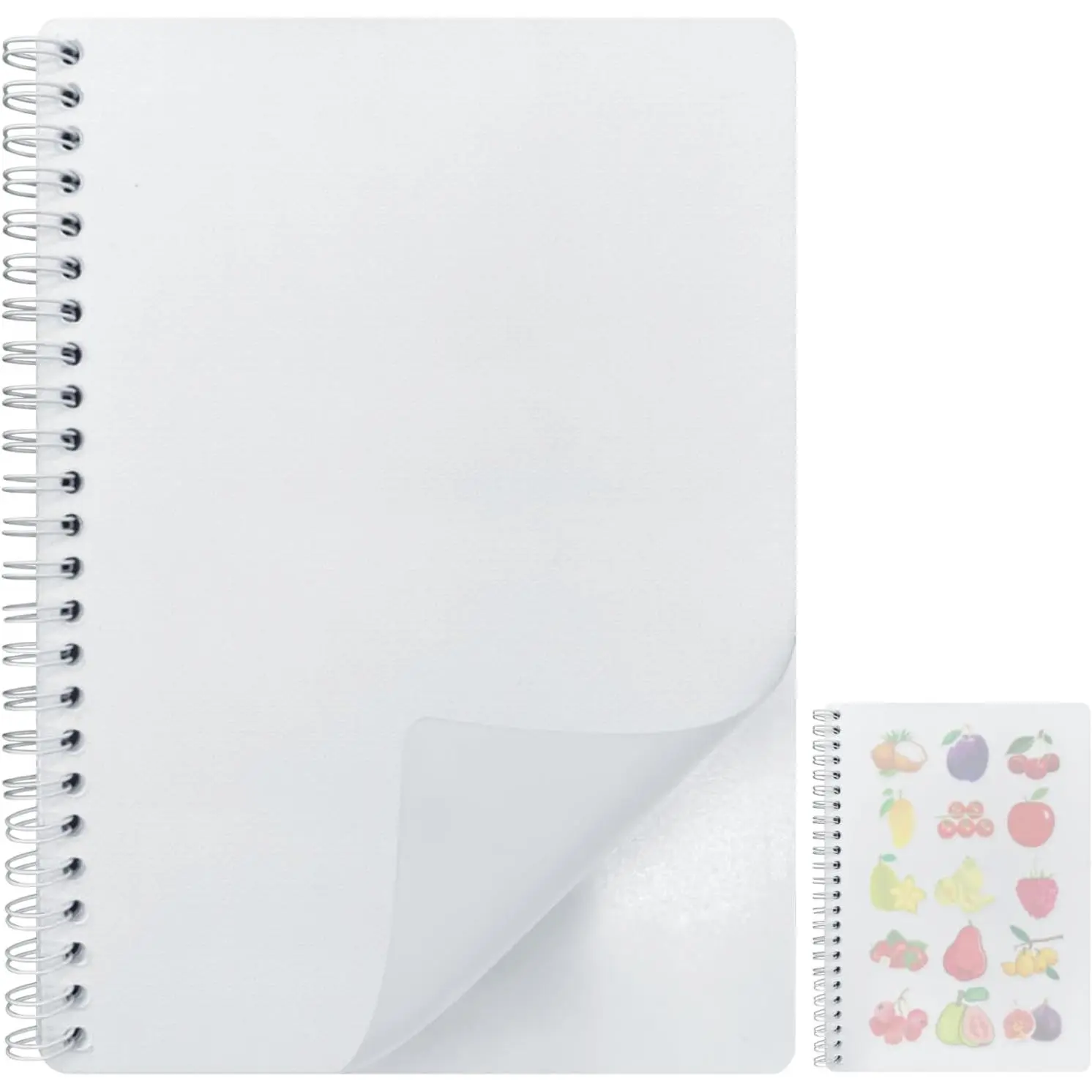Sticker Collecting Book Storage Album Stickers Organizer Collection Notebook for Adults with Clear Plastic Cover 40 Sheets Blank Release Paper A5 Size