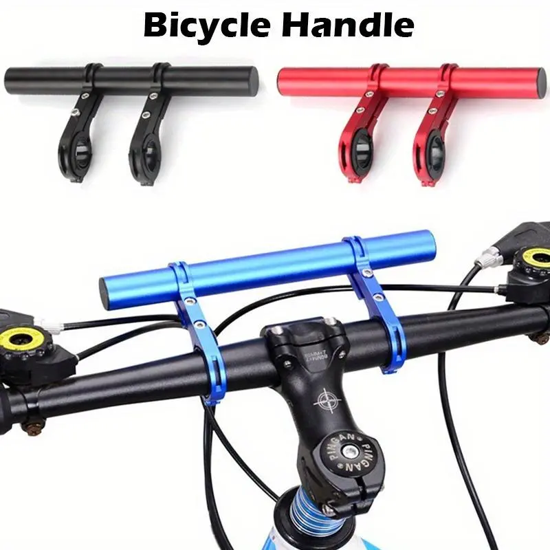 Bike Handlebar Extension Shelf Single/Double Bicycle Bracket Aluminum Alloy Multifunction Expansion Bracket Bike Accessories Bike Parts