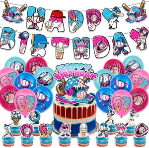 67 Meme Birthday Party Decorations, 67 Theme Party Supplies Set with Backdrop Banner Balloons Cake Toppers for Teens Online Humor Party