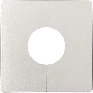 Self-Adhesive ABS Plastic 32mm Split Square Escutcheon Plate, Pipe Wall Covers, Wall Split Flange Wall Hole Decorative Cover