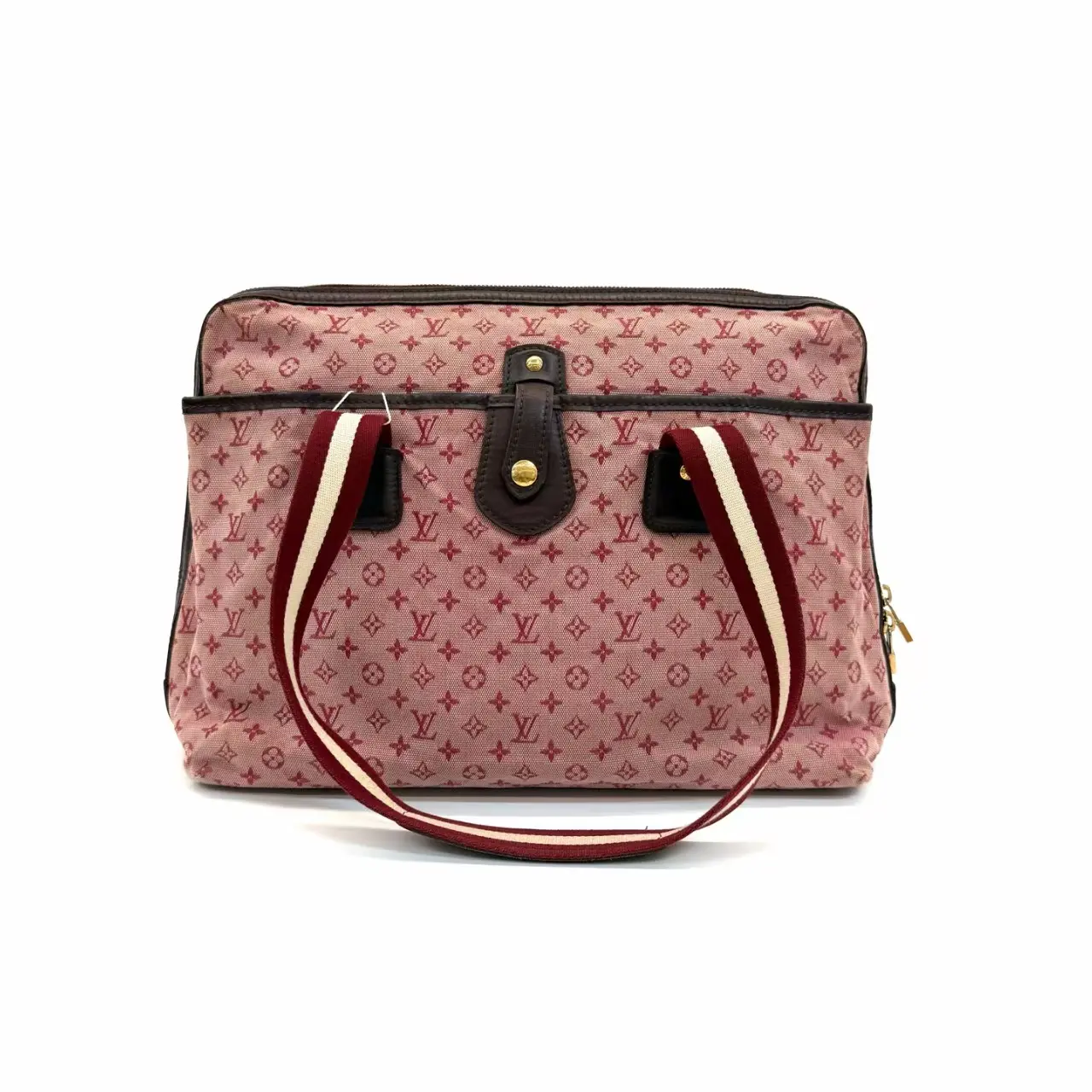Pre-owned Louis Vuitton Pink Denim Monogram Tote Bag – Base Length 34cm – N24433674