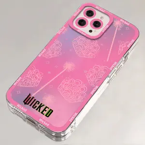 W-Wicked Part One Movie G-Glinda Phone Case For iPhone 17 16 15 14 13 12 11 Pro Max Plus Shockproof Soft Clear Back Cover Coque