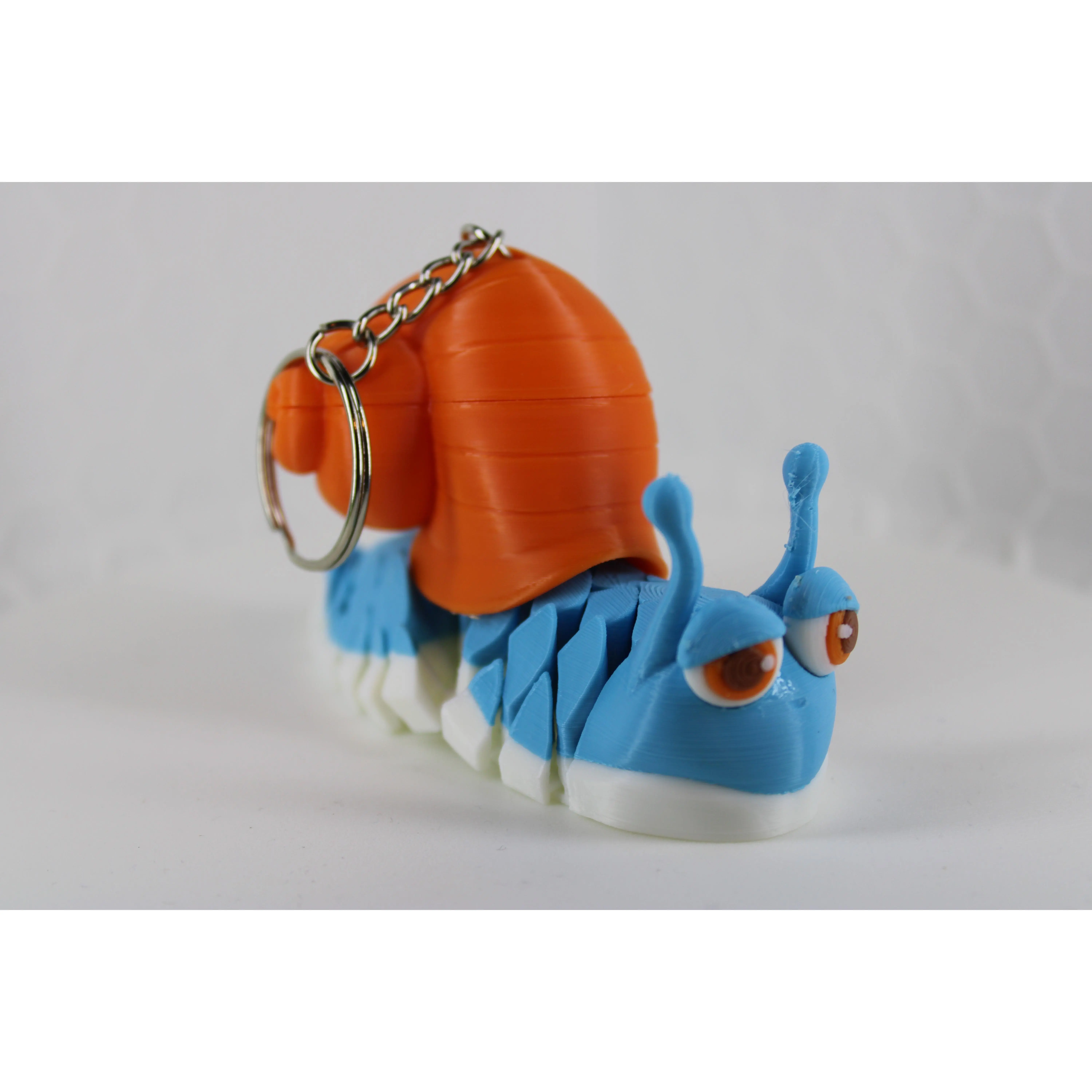 Articulated Snail Companion Keychain