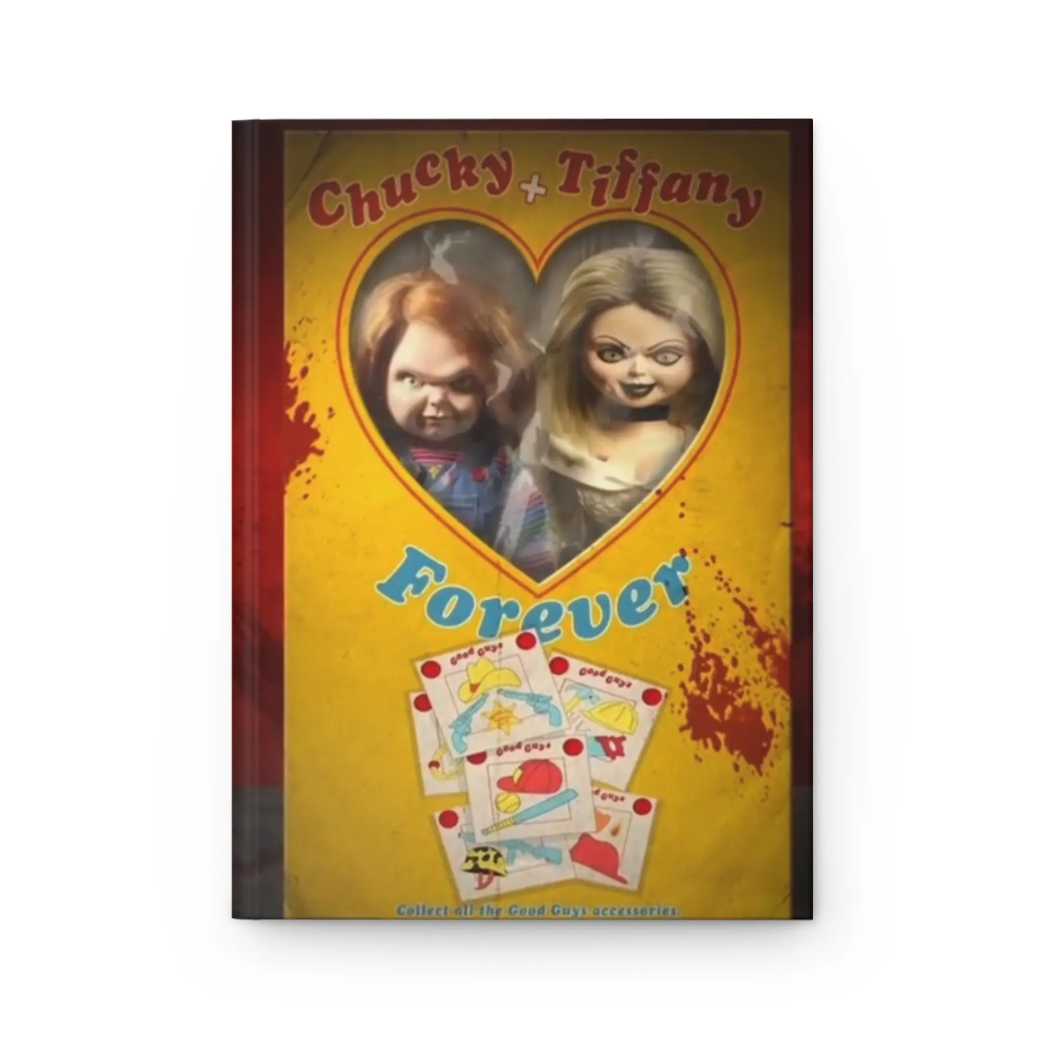 Chucky & Tiffany Forever Hardcover Journal | Horror Notebook, Gift for Fan, Custom Journal, Chucky Merchandise, Unique Stationery