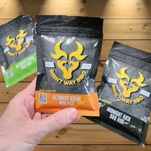 BBQ Trio Starter Pack: 3x2.oz Flavor Packs! Terrific Pork, Ultimate Steak, Midnight Kick!  All-Natural, Gluten-Free, Bold Flavor Seasoning for Perfect Grilled Meats and Veggies - Vegetable, Spice