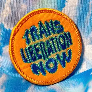 Trans Liberation Now Pride Embroidered LGBTQ Patch