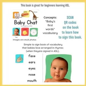 USED-Baby Chat: Rhymes When Signed in ASL, Baby Board Book, Simple to Sign by Laura Blum (Unknown)