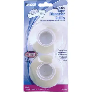TD-100R Automatic Tape Dispenser Refill Cartridges - 2 Pack