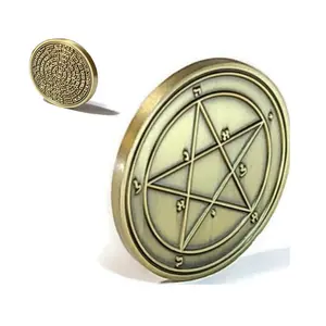 First Pentacle of Mercury Coin – Solomonic Seal, 72 Names of God