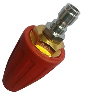 Car Pressure Washer Tip, 4000 PSI Max Rotating Pressure Washer Nozzle with 1/4'' Quick Connect, Car Brick Washing Cleaning Tool