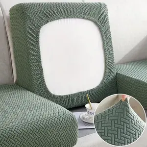 Thick Jacquard Sofa Seat Cushion Cover Funiture Protector Couch Covers for Sofas Anti-dust Removable Seat Slipcover Kids Pets Soft Sofa Protector