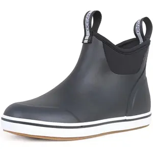 Waterproof Deck Rain Boots for Women, Anti Slip Rubber Garden Fishing Boots for Outdoor Work