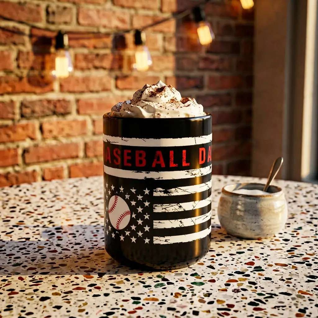 Baseball Dad Mug, Father's Day Gift, For Him, For Dad, Ceramic Coffee Mug for Him, Reuseable Coffee Cup for Baseball Dad
