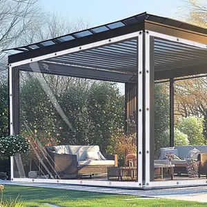 A 10-foot by 13-foot transparent polyethylene waterproof tarpaulin, sturdy and durable, with circular fixing holes, is suitable for use in terrace enclosures, camping, gardens, porches, greenhouses, chicken coops, and other places.