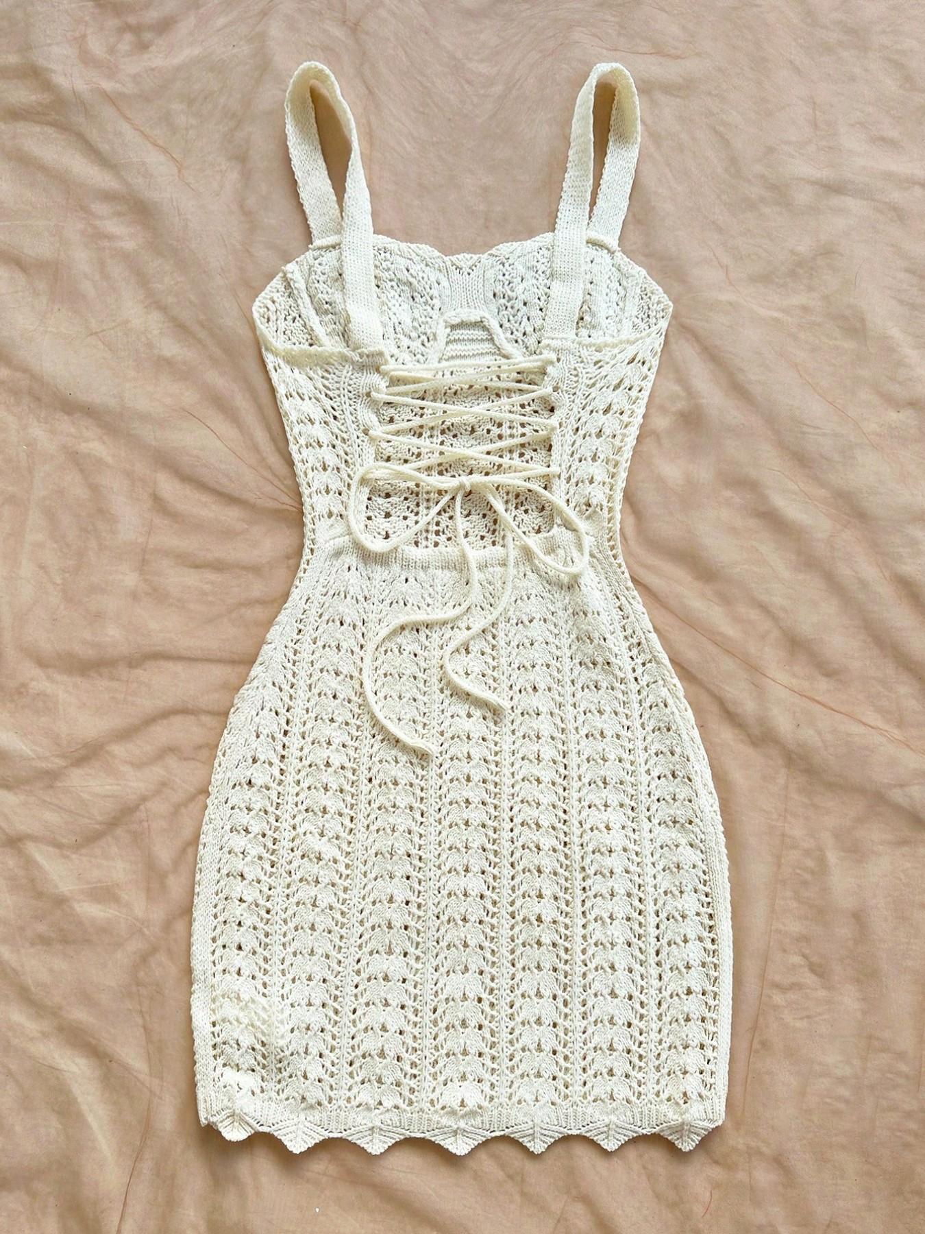 Women’s Solid-Color Knit Backless Tie Dress with Thin Straps—An Elegant,Comfortable, Waist-Cinching Casual Dress for Spring and Summer; Suitable for Dates, Everyday Wear, Holidays, Wedding Season, and Bohemian Vacations. Women’s Solid-Color Knit Backless Tie Dress with Thin Straps—An Elegant,Comfortable, Waist-Cinching Casual Dress for Spring and Summer; Suitable for Dates, Everyday Wear, Holidays, Wedding Season, and Bohemian Vacations.