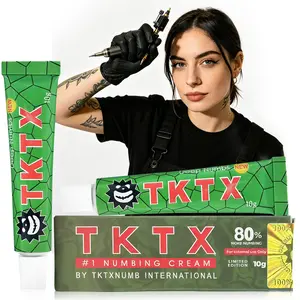 Buy2 Get1 Free | TKTX Green80% Lidocaine Cream | 3 Tubes Total