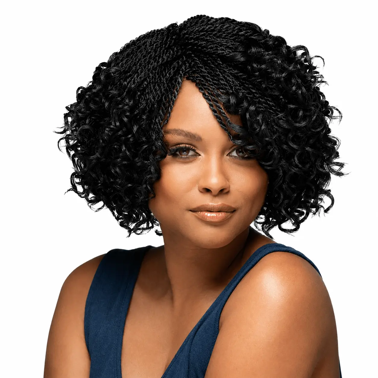 Tee Braided Curly Bob Wig by Especially Yours