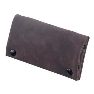 ✨ | Suede Leather Tobacco Bag Cigarette Rolling Kit Roll, Portable Smoking Accessories Organizer Travel EDC Storage Pouch