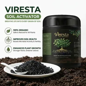 X，Viresta Soil Revitalizer, Concentrated Humic Acid Soil Conditioner for Lawn, Garden, Fruit Trees, Vegetables & Potted Plants, Makes up to 266 Gallons, 13.8 oz