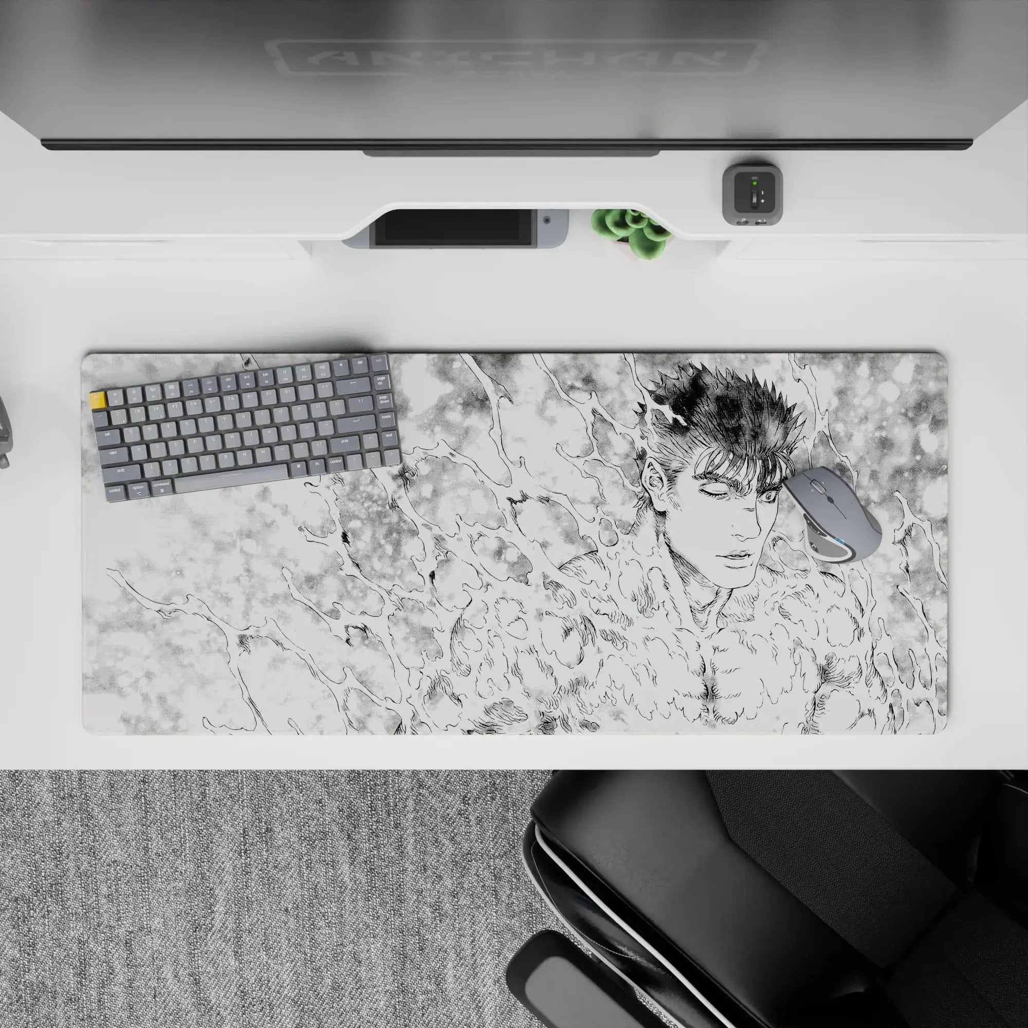 [SALE UP TO 30%]Berserk - Anime Desk Mat - Awakened Guts Ascension, Mouse Pad for Anime Fan, Gaming Desk Accessories, Large Computer Pad, Desk Decor