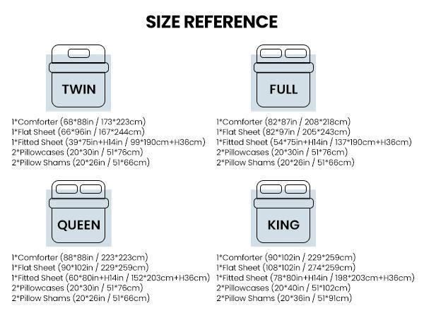 Shilucheng 7PCS Luxury Microfiber Bedding Set Ultra Soft All Season Breathable Duvet Set Cloud Like Hotel Quality Bedroom Bedding Set with Elegant Geometric Pintuck Design Multi Color Machine Washable Soft Bedding Set