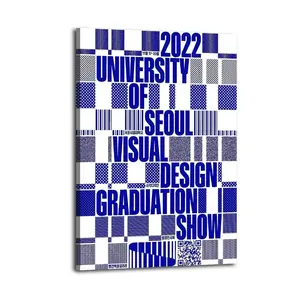 UNIVERSITY OF SEOULI VISUALDESIGN Poster Decorative Painting Canvas Wall Art Picture Print Modern Family Bedroom Decor