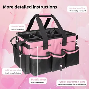 New Practical Space-Saving Storage Box, Foldable Crossbody Backpack for Car Organization, Multi-Use Home Organizer, Oxford Material Tool Bag