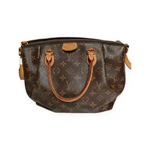 Pre-owned Louis Vuitton Monogram coated canvas with Vachetta leather trim Top Handle Bags Speedy Brown with tan leather handles and trim Very Good S014260416036