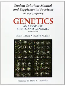 USED-SSM- GENETICS 5E: STUDENT SOLUTIONS MANUAL W/SUPP PROB: . by Daniel L. Hartl (Paperback)