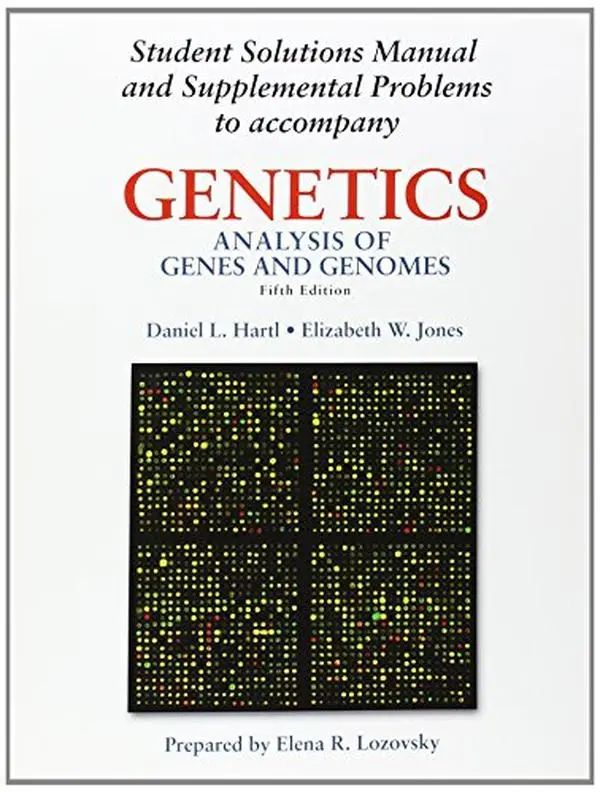 USED-SSM- GENETICS 5E: STUDENT SOLUTIONS MANUAL W/SUPP PROB: . by Daniel L. Hartl (Paperback)
