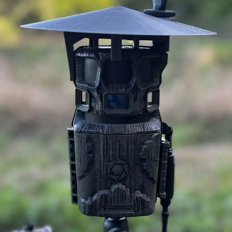 Stealth 360 Scoutlid - Comprehensive Camera Protection from Rain Snow Ice Sun Glare & Heat - Deters Condensation for Clear Visibility