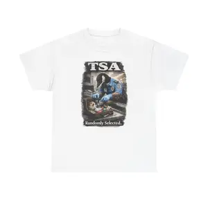 TSA Agent Inspection Tee | 'Randomly Selected' Security Humor Shirt