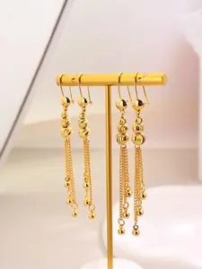 Trendy European-Style Tassel Earrings, Chic Minimalist Design for Unique Fashion Statement, Perfect for Everyday Wear, Trendy Jewellery Accessories