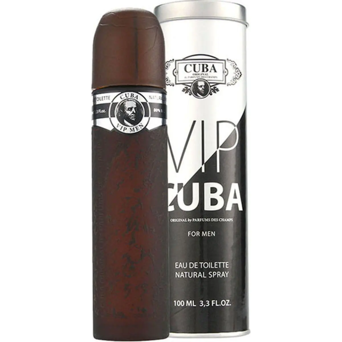 Cuba V.I.P Men's Eau de Toilette (EDC) Cologne - Luxurious, Alcohol-Based, Cooling, Fragrant, Fruit-Flavored Woody Aromatic Citrus Blend, 3.3oz/3.4oz, New in Box, Luxurious Men's Fragrance, Alcohol-Based Men's Fragrance