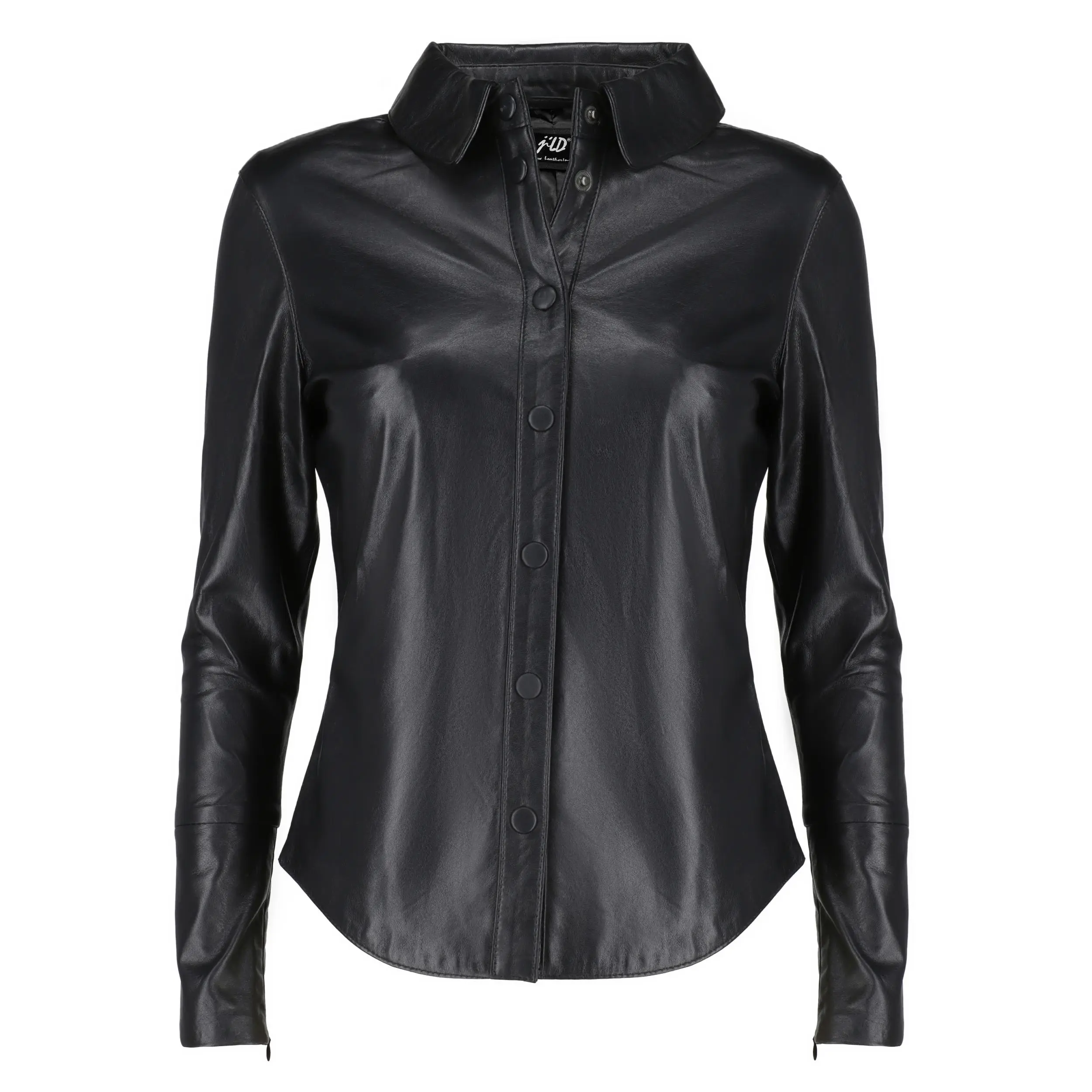 Womens Casual Leather Shirt