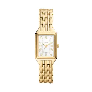 Fossil Women's Raquel Three-Hand Date, Gold-Tone Stainless Steel Watch Fossil Women's Raquel Three-Hand Date, Gold-Tone Stainless Steel Watch