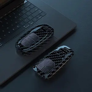 Abs Car Key Cover For Audi A4 B9 A5 A6 8s 8w Q5 Q7 4m S4 S5 S7 Tt Tts Tfsi Rs, Durable Protection for Your Vehicle Keys