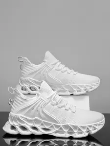 Men's Casual Sport Shoes, All-Season Comfortable Sneakers, Athletic Workout Sneakers, Stylish Retro Thick Sole Design, Durable Anti-Slip Rubber Soles, Perfect for Outdoor Activities