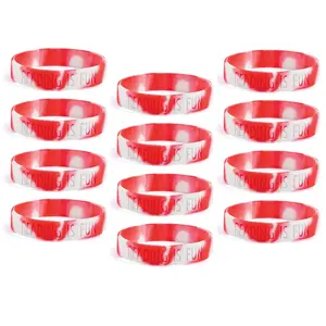 Mega Bulk 144-Pc Reading Is Fun Rubber Bracelets Stack, Band Style Bangles, Band Style Bracelets & Bangles