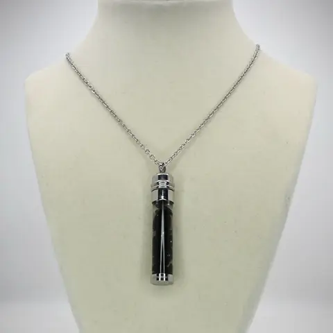 Obsidian Moon Water Necklace