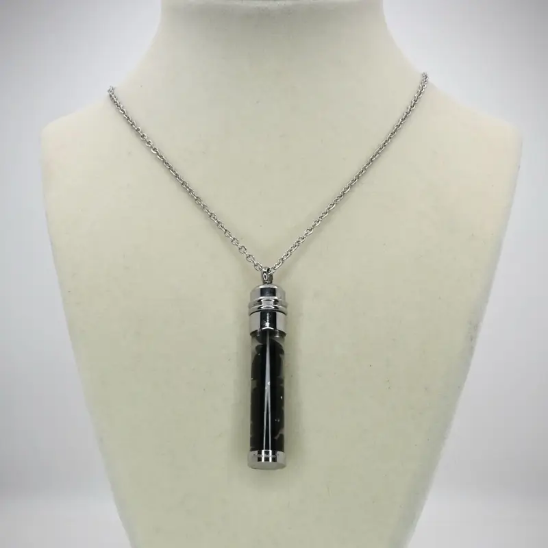 Obsidian Moon Water Necklace