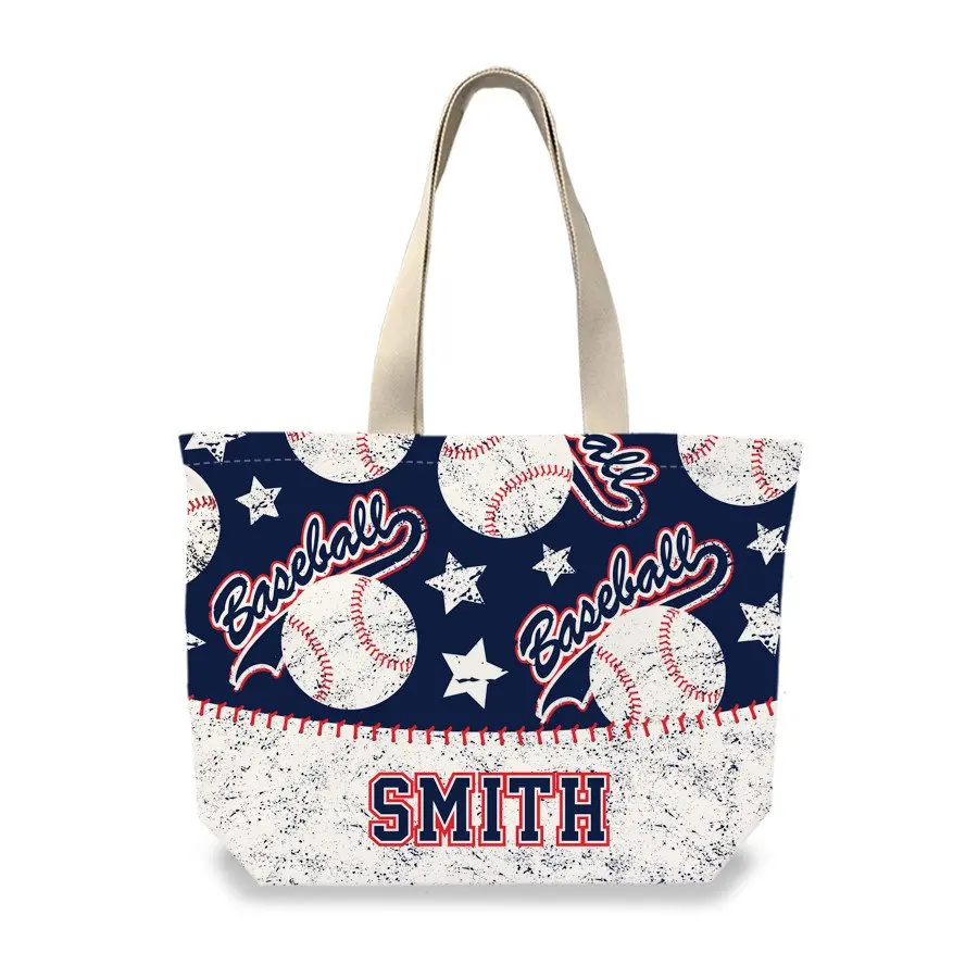 Baseball Tote Bag - Customize - Super Heavyweight Canvas