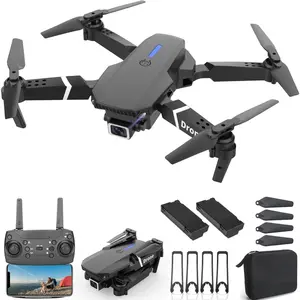 1080P FPV Folding RC Quadcopter Drone, Beginner-Friendly Foldable Drone with 2 Batteries, Carry Case & Accessories, Tech Accessories for Indoor-Outdoor Flying, 18-Month Repair, Perfect for Children's Day
