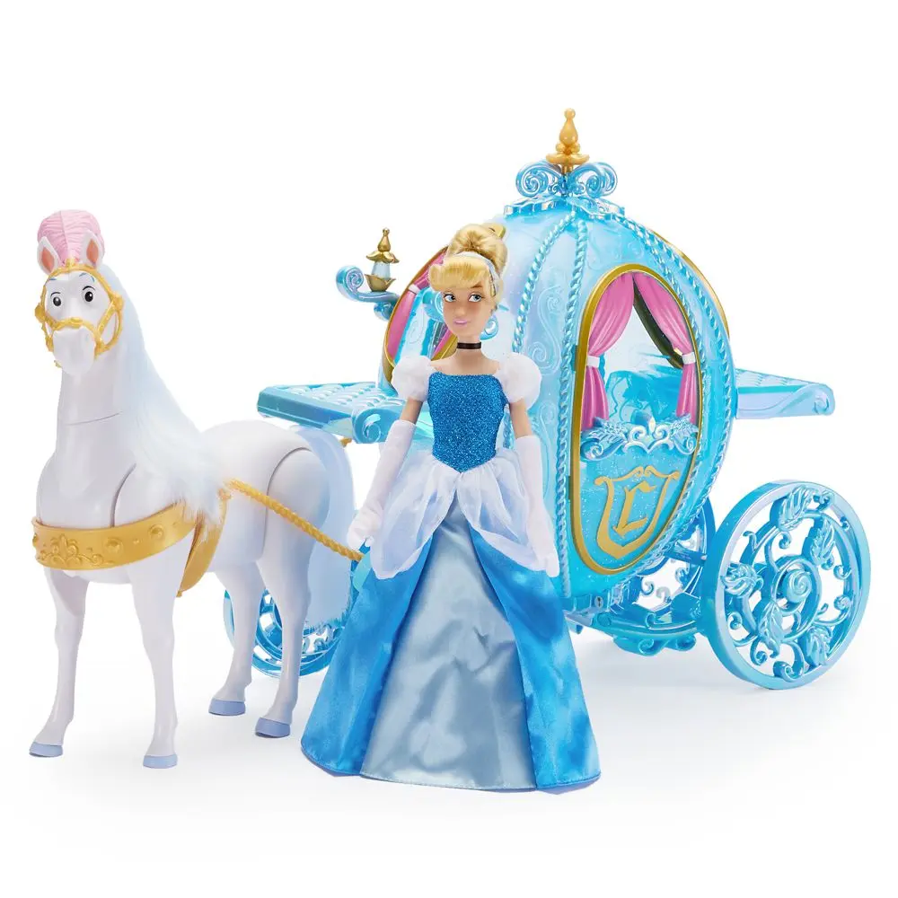Disney Store Cinderella Doll, Horse and Light-Up Carriage Deluxe Gift Set