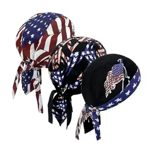 3PCS Doo Rags for Men – Breathable Skull Cap Pirate Hat Helmet Liner Set