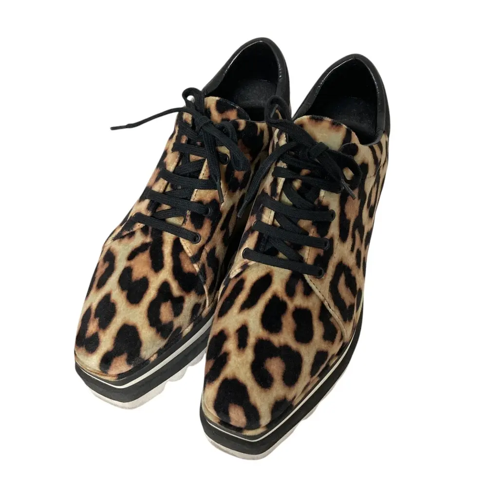 Pre-owned Stella McCartney Rubber Small Leather Goods Elyse Platform Sneakers