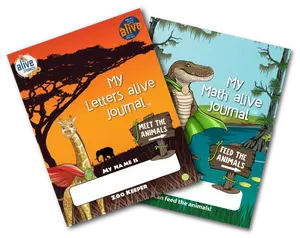 Kindergarten Activity Books for Learning Letters, Numbers, and Shapes with FREE 3D AR Journals alive App and Parent Guide