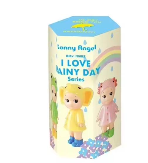 Genuine Sonny Angel I Love Rainy Day Series Blind Box Action Figure Sonny Collectible Model Angel Mystery Box Surprise Toy Gift