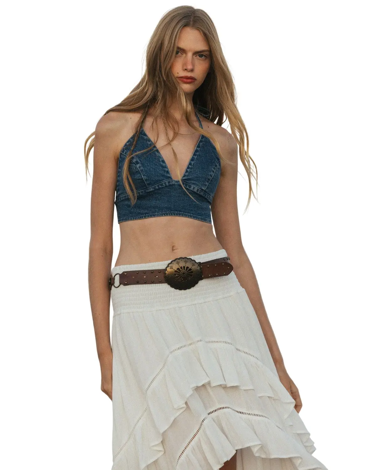 Cleo + Wolf Women's Women'S Ruffle High-Low Skirt - G1464w082ci